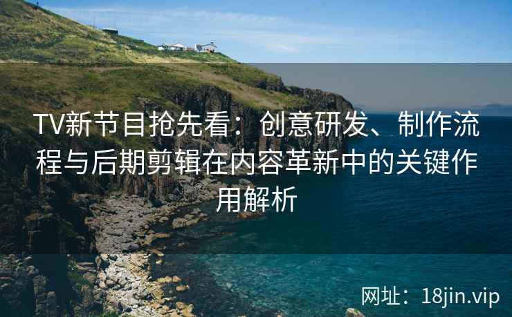 TV新节目抢先看：创意研发、制作流程与后期剪辑在内容革新中的关键作用解析