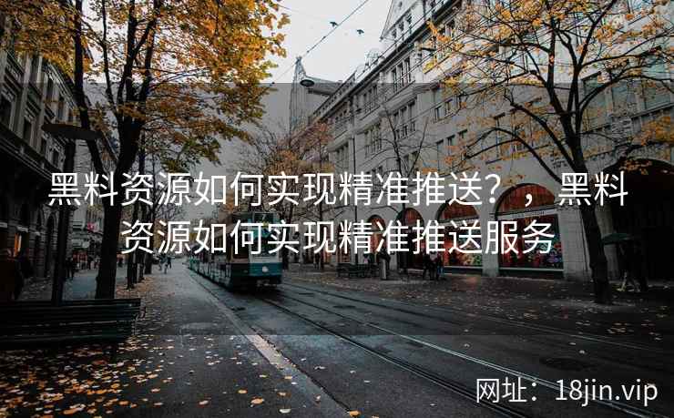 黑料资源如何实现精准推送？，黑料资源如何实现精准推送服务